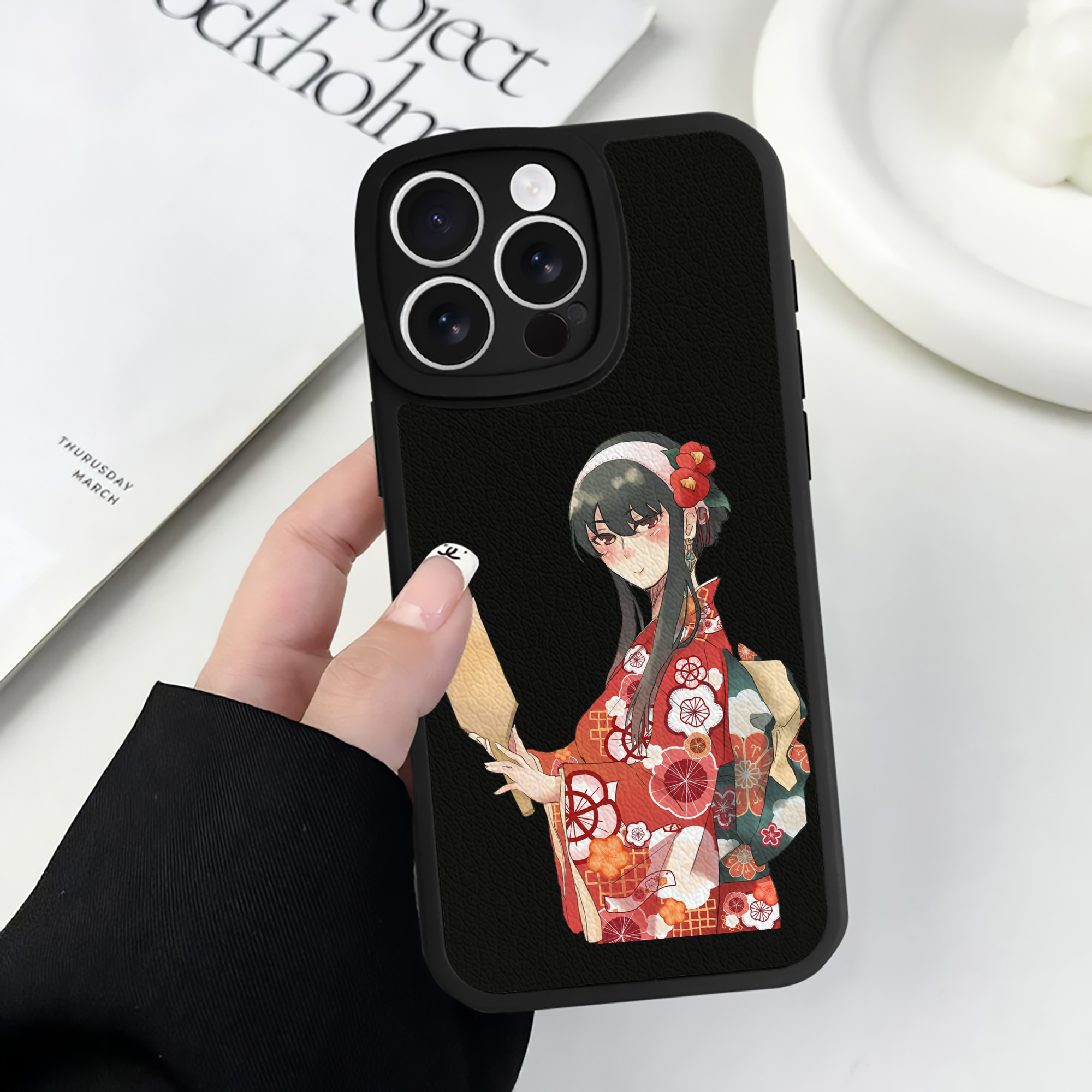 （画像用） SPY×FAMILY间谍家家酒 【iPhone 16シリーズ対応】シリコンスマホケース（レザー調） 材質：シリコン